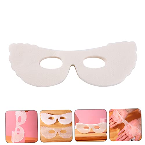 Angoily 80 Peças Tapa-Olho Descartável Almofadas Hidratantes Para Os Olhos Capa De Seda Para Os Olho