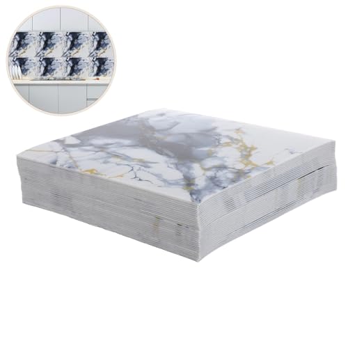 Azulejos adhesivos de mármol autoadhesivos vinilo cocina baño 5