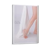 汎用 K田中理惠俳優のセクシーな油絵ポスター1 キャンバスアートポスターとウォールアートピクチャープリント モダンファミリーベッドルーム装飾フレームスタイル 20x30インチ(50x75cm)