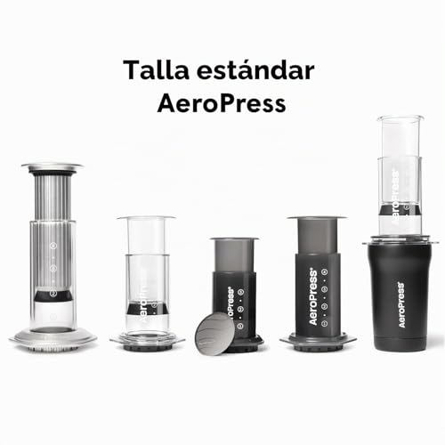 Miniatura 7 de Filtro Reutilizable De Acero Inoxidable Para Aeropress Filtro Metálico Para Cafeteras Aeropress Estándar, 1 Paquete, 1 Filtro
