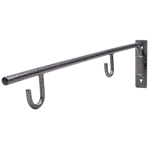 EASY-UP Pro Swivel Double Utility Bar | Optimizes Stable Space | Swivels for Convenience | Ideal for Tack & Horsewear | Rust Resistant Finish | 7-Year Warranty
