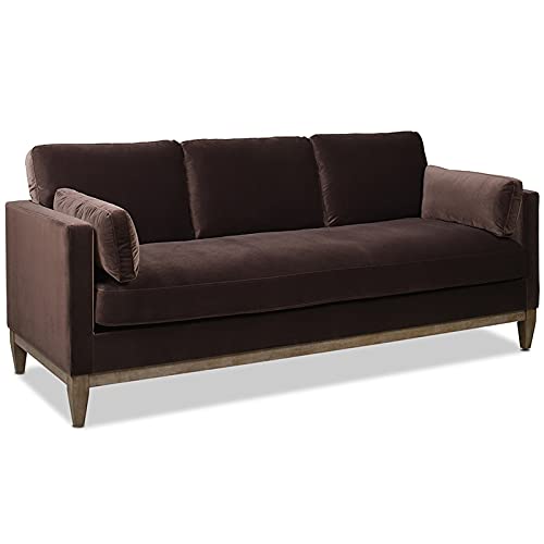 Jennifer Taylor Home Knox 84" Modern Farmhouse Performance Velvet Living Room Sofa Couch