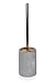Produktbild möve Cement Toilettenbürste 10,5 x 43 cm aus Zement mit Bambusholz, grey