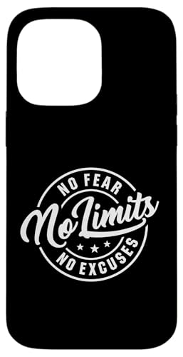 No Limits No Fear No Excuses ���`�x�[�V���������߂�G���u���� �X�}�z�P�[�X iPhone 14 Pro Max �p