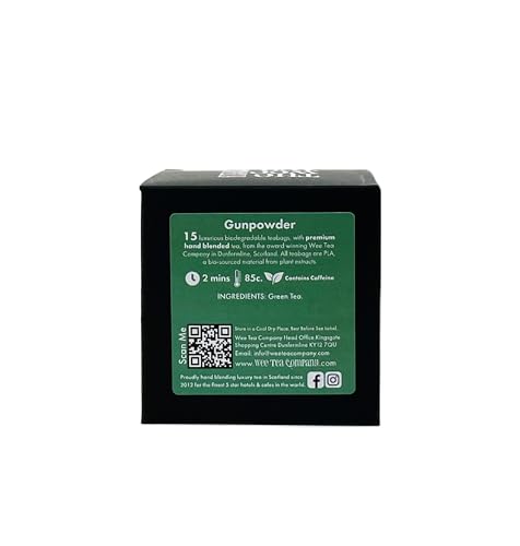 Té verde Gunpowder 15 saquitos biodegradables miniatura 2
