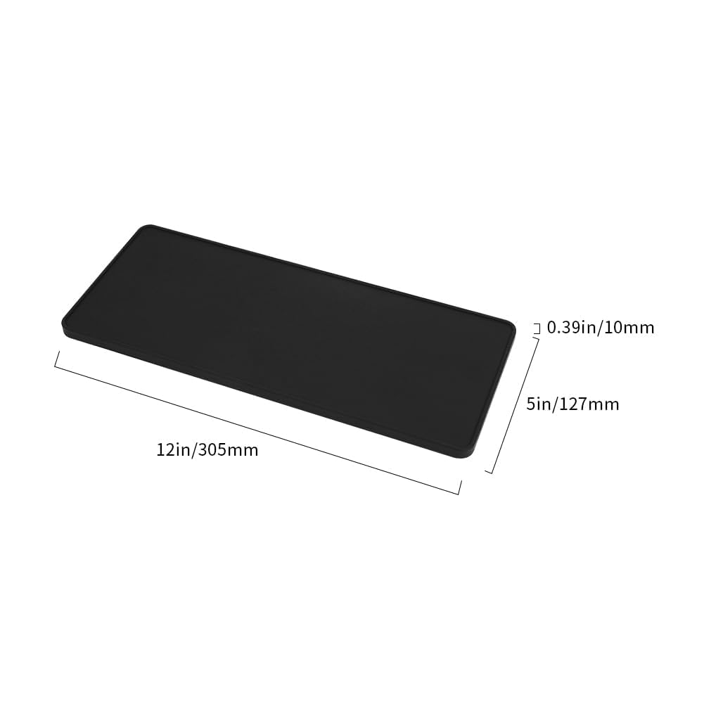 watchget Tapete de apisonamiento de café expreso, tapete de silicona antideslizante para café espresso, tapete de apisonamiento de café ultra grueso, tapete de portafiltro para baristas de 5 x 12