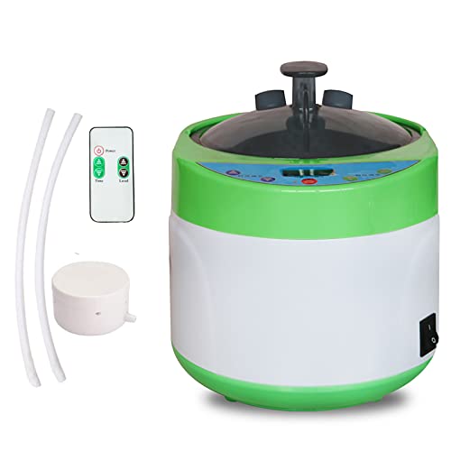 ZONEMEL Portable Home Sauna Steam Machine with Remote Control - 1500W 4L Fast-Heating System, 16-Level Adjustable Steam & 99-Min Timer, for Home Spa Sauna Accessories, 110V-120V