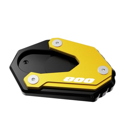 Béquille latérale V-Strom 800DE éviter la chute de la moto sur sol meuble avec cette plaque