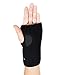 Yuccasly Hand & Wrist Brace Support, Removable splint, Prevent Wrist Injury, Palm Band, Relieve for Carpal Tunnel Syndrome,Tendonitis and Arthritis Pain,One Size Fits Most, Black (Left)