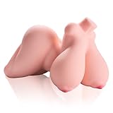 14.5 LB Adult Sex Dolls Male Masturbator with Big Boobs Realistic Pocket Pussy Ass Female Torso Lifelike Vaginal Anal Love Doll Stroker Sex Toy for Men