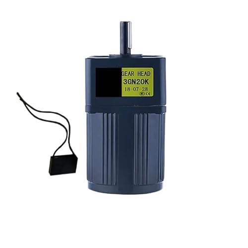 Moteur asynchrone 15W 110V AC monophasé 12RPM avec réducteur de vitesse 3IK15GN-A