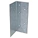 Fence Post Extender Angle Bracket Galvanised 70 x 70 x 180mm Support 2PK