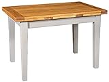 120x80 mesa comedor Extensible: la longitud de la mesa de madera extensible es de 120 cm, equipada con dos extensiones de 45 cm cada una, puede alcanzar una longitud total de 165 cm o 210 cm