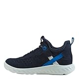 ecco lauflernschuhe blau Perforation detailing provides added design element and breathability