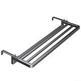 【Design compact et peu encombrant】Optimisez l'espace de votre salle de bain avec ce porte-serviettes suspendu pour radiateurs. Accrochez vos serviettes et peignoirs facilement tout en économisant de l'espace précieux dans votre salle de bain.