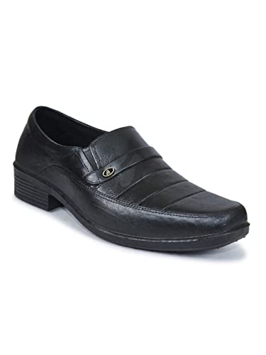 AJANTA Mens Black Formal Shoes PG0410