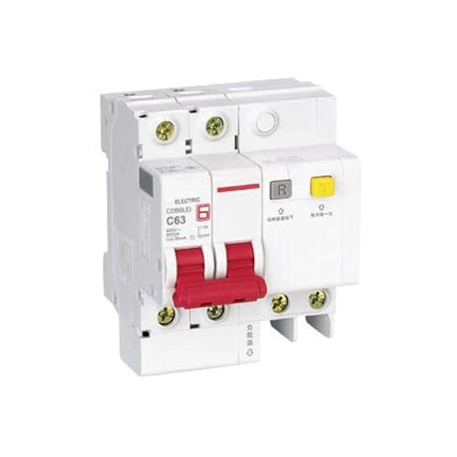 Disjoncteur micro-fuite CDB6LEi 2P C 25A protection thermique contre surcharges coffret de 64