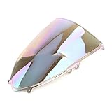 ducati 1199 verkleidung ausbauen Materialtyp: PC-Kunststoff PRIMUZ Kompatibel mit Ducati Panigale 1199 899 1199S 1199R 2011 2012 2013 2014 2015 2016 2017 Motorrad-Windschutzscheiben-Windschutzscheiben-Verkleidung EVO (Color : White Iridium)