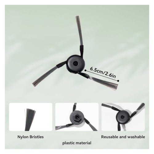 Cepillo lateral compatible con Dreame L40 Ultra que soluciona problemas de enredos 4