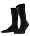 Produktbild FALKE Herren Socken Airport M So Wolle Baumwolle einfarbig 1 Paar, Schwarz Black 3000, 49-50