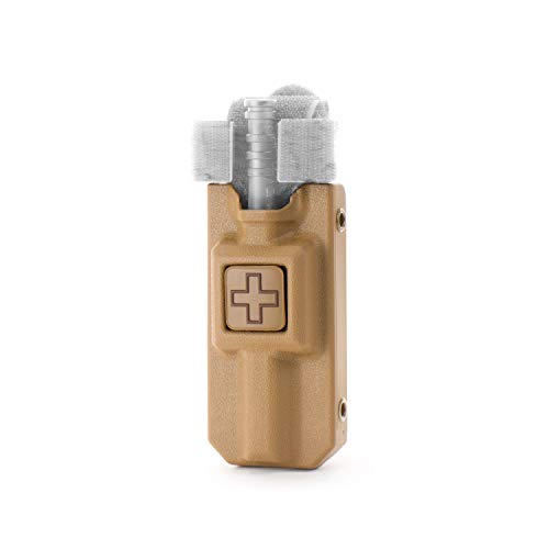 Eleven 10 Rigid TQ Case for C-A-T Tourniquet, Coyote, MOLLE Attachment