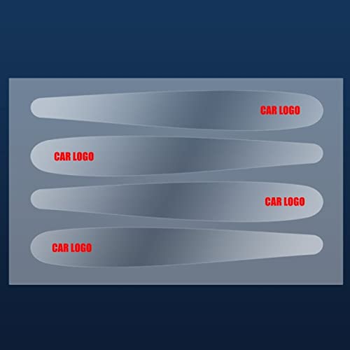 Auto K - Car Stickers - Transparent Car Door Handle Anti Scratch PRÓTÉCtor Film Stickers For Tóyótá Chévrólét Kíá Lánd Róvér Súzúkí Líncóln (4PCS-B For Péúgéót)