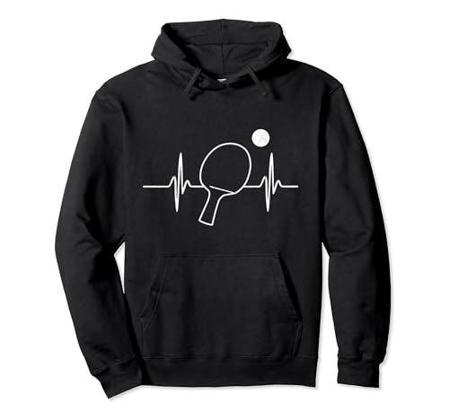 Tischtennis Herzschlag Pullover Hoodie