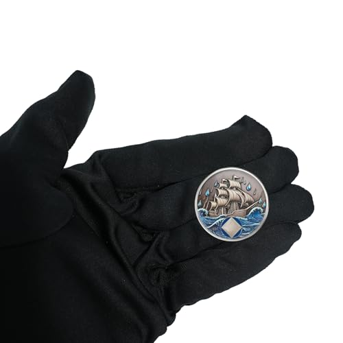 Image of 1 Year Sobriety Coin - Nautical NA Medallions | Narcotics Anonymousa AA Chips and Medallions | Addiction Recovery Gifts for Celebrating Recovery Anniversary Milestones | Sobriety Gifts for Women Men