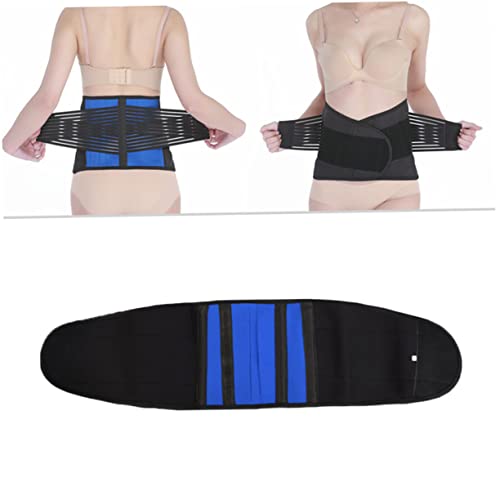 Beavorty Waist Supporter for Men Women Back Support Belt Lumbar Support Breathable Mesh Elastic High Adhesion Buckle Comfortable for Workout Size 4xl