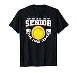 Softball Senior 2026 The Final Inning Distressed T-Shirt
