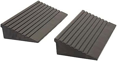 The Ramp People 100mm Rubber Kerb Ramps Pair - Driveway, Shed, Ga...