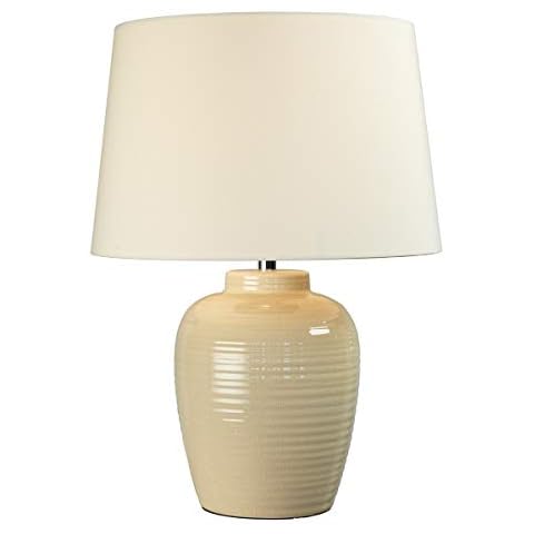 Village At Home Lume Table Lamp Cream, Ceramic, B22, 40 W Cover