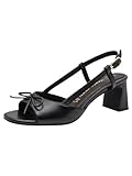 MARCO TOZZI Damen Sandale weiches Feel Me Fußbett Leder weiches Innenfutter Modisch, schwarz (BLACK), 40 EU