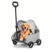 Amazon.co.jp: NYHGOXM ペット用ベビーカー 折りたたみ式 犬用