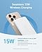 Anker Nano Power Bank, Ultra-Slim 5,000mAh Magnetic Battery Pack, Qi2 Certified 15W Max Ultra-Fast MagSafe-Compatible Portable Charger, Ergonomic Design, for iPhone 16/15/14/13/12 Series Only