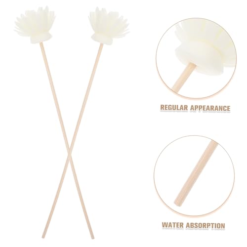 Difusor Aromático con 30 Varillas de Rattan Blanco Natural miniatura 7