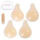 MOWOC Sticky Bra Push Up Seamless Silicone Nipple Covers...