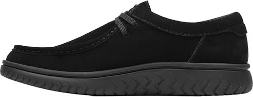 Clarks Clarks Men's RelaxLite Low Boat Shoe, Black Suede, 9