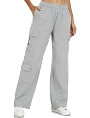 Wide Leg, White Heather Grey