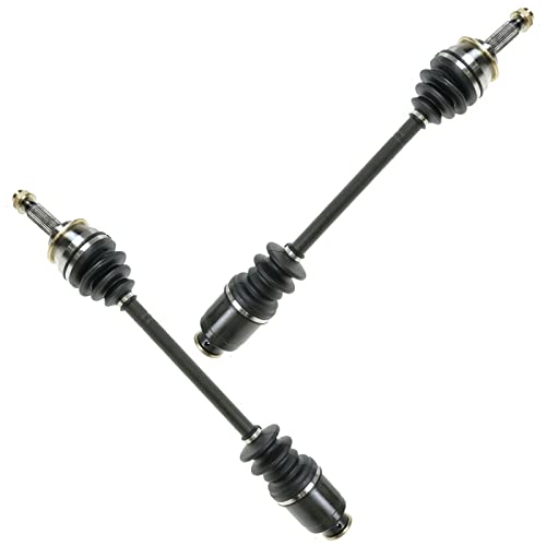 Image of TRQ Front Left and Right CV Axle Assembly Set 2 Piece Compatible with 90-99 Subaru Legacy 93-95 Impreza All Wheel Drive 96-99 Impreza 98-00 Forester 00-01 Outback L