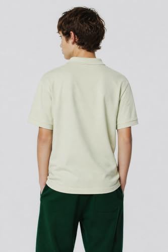 Image of Alan Jones Clothing Boy's Cotton Regular Fit Polo T-Shirt