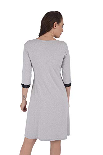 Camisola gestante e amamentação busto transpassado