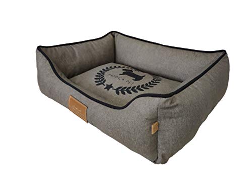 Cama Fábrica Pet para Cães, Grande, Bege