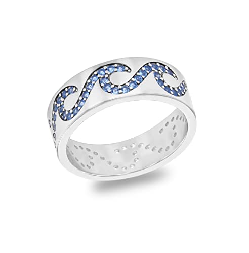 Bague ronde argent sterling rhodié et zircone pour sublimer vos tenues de soirée
