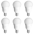 Sunlite 41832 LED A15 Light Bulb, 6 Watts (40W Equivalent), Intermediate Base (E17), 480 Lumens, Dimmable, Frosted Finish, ETL Listed, for Ceiling Fan Use, 6 Count, 4000K Cool White