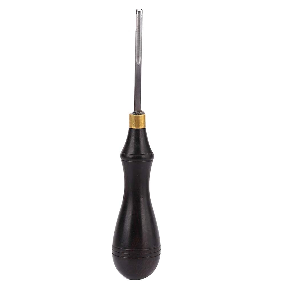 Edge Leather Beveller Stainless Steel Craft Edge Beveler Cutting Beveling Leather Skiver Tool for DIY Leathercraft(1.8mm)