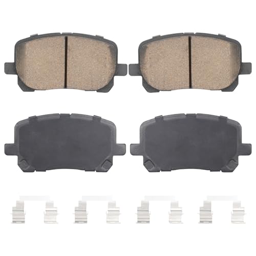Image of Front Semi-Metal Brake Pads Set for Pontiac Vibe 2003-2008, for Toyota Corolla 2003-2008, Matrix 2003-2008 (Except 2007-2008 XRS Model), 4PCS
