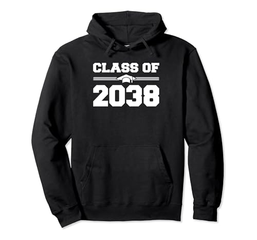 Class Of 2038 Grow With Me First Day Of School Graduate 2038 Sudadera con Capucha