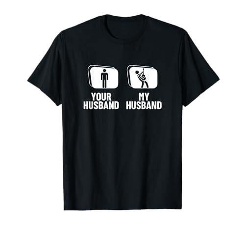 Your husband my husband guitare basse humoristique wife t-shirt