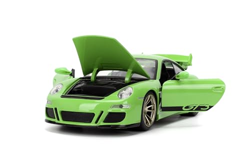 JADA Fast & Furious Fast X Brian's Porsche 911 GT3 RS 1:24 Die-cast Car, Toys for Kids and Adults, Grün - Image 2